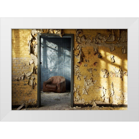 FORGOTTEN HOMES II White Modern Wood Framed Art Print by Carlier, Dick
