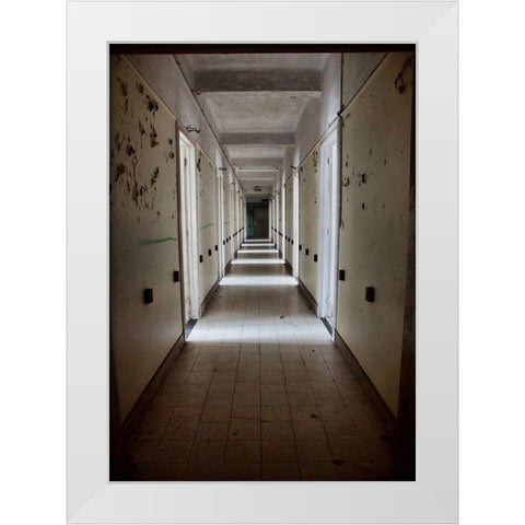 FORGOTTEN HOMES IV White Modern Wood Framed Art Print by Carlier, Dick