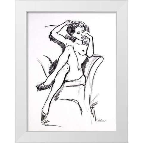 Angie White Modern Wood Framed Art Print by Holzner, Renate