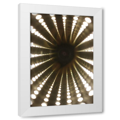 Lights I White Modern Wood Framed Art Print by Carlier, Dick