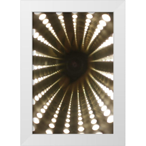 Lights I White Modern Wood Framed Art Print by Carlier, Dick