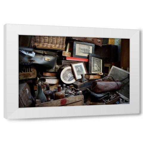 Memories White Modern Wood Framed Art Print by Carlier, Dick