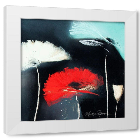 Flamenco I White Modern Wood Framed Art Print by Robertson, Marilyn