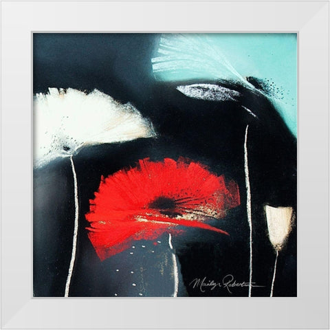 Flamenco I White Modern Wood Framed Art Print by Robertson, Marilyn