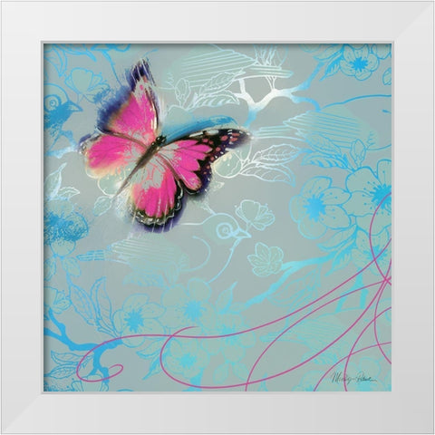 Up And Away White Modern Wood Framed Art Print by Robertson, Marilyn
