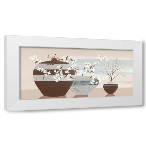 VIew From A Window I White Modern Wood Framed Art Print by Sedalia, David