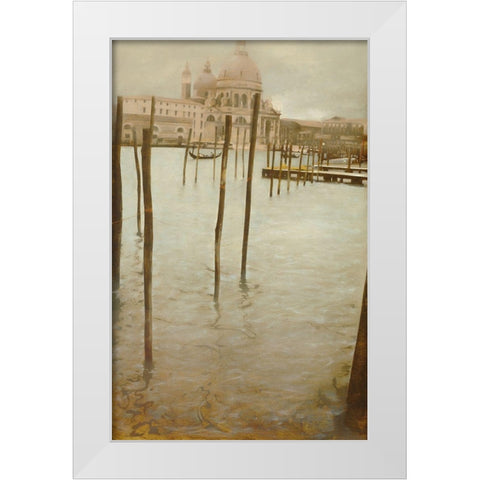 VENEZIA-VOGLIO VEDERE LINTERN White Modern Wood Framed Art Print by Sgarbossa, Antonio