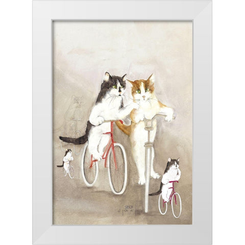 COPERTINA I White Modern Wood Framed Art Print by Moser, Dede