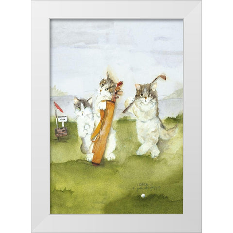 COPERTINA III White Modern Wood Framed Art Print by Moser, Dede