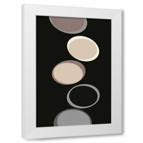 Imagination I White Modern Wood Framed Art Print by Design Show