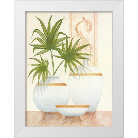 Sheer Elegance I White Modern Wood Framed Art Print by Sedalia, David