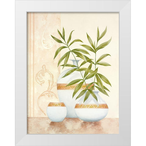 Sheer Elegance II White Modern Wood Framed Art Print by Sedalia, David