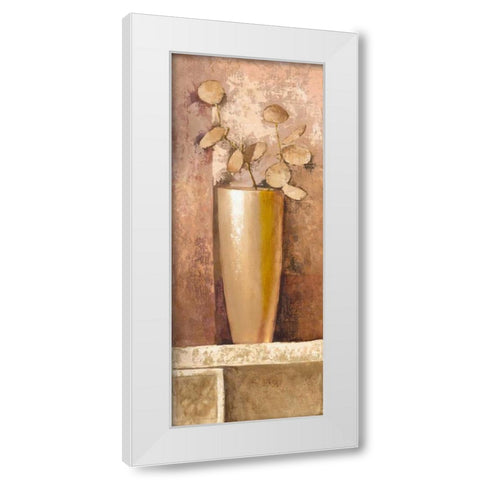 Gardeners Corner I White Modern Wood Framed Art Print by Babichev