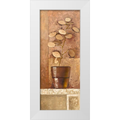Gardeners Corner III White Modern Wood Framed Art Print by Babichev