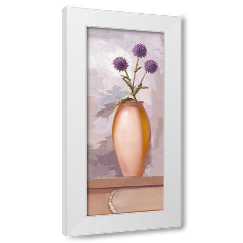 Lilac Kitchen III White Modern Wood Framed Art Print by Babichev