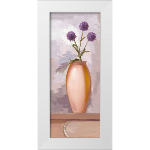 Lilac Kitchen III White Modern Wood Framed Art Print by Babichev