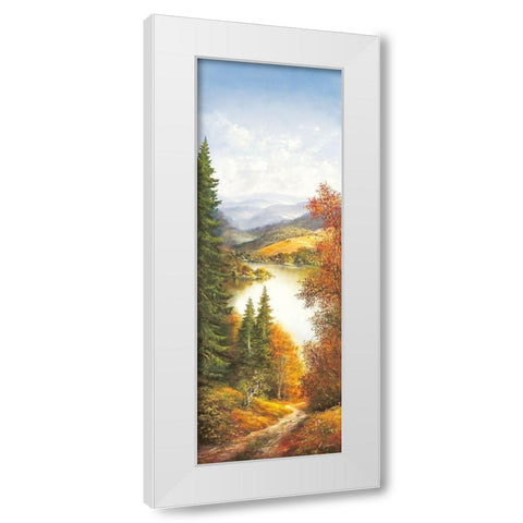 MIDDAY SKY II White Modern Wood Framed Art Print by Glassl, Helmut