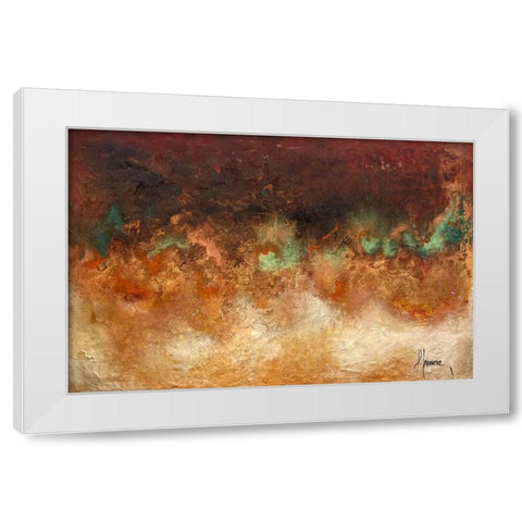 INNER EARTH White Modern Wood Framed Art Print by Herrera, Leticia