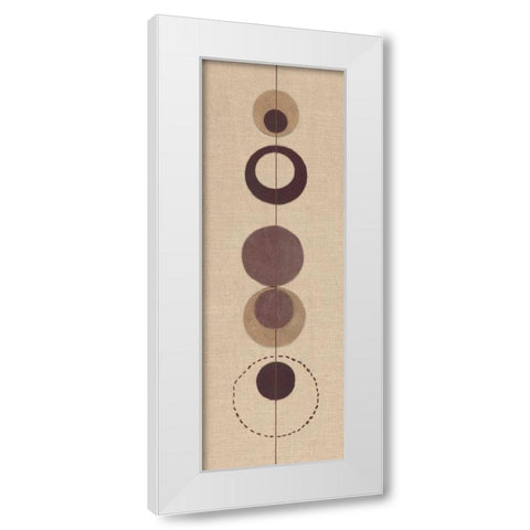 Conciousness II White Modern Wood Framed Art Print by Design Show