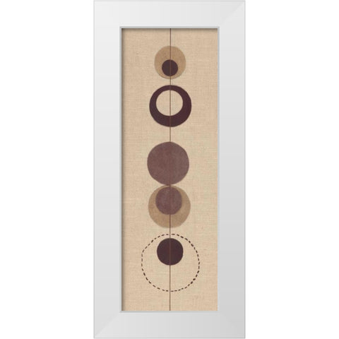 Conciousness II White Modern Wood Framed Art Print by Design Show