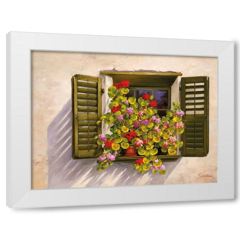 WONDERFUL VIEW I White Modern Wood Framed Art Print by Schoelnhammer, Heinz
