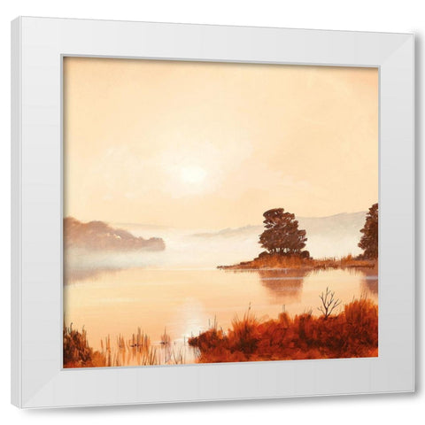MISTY MORNING I White Modern Wood Framed Art Print by Lee, Spencer