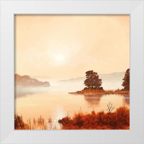 MISTY MORNING I White Modern Wood Framed Art Print by Lee, Spencer