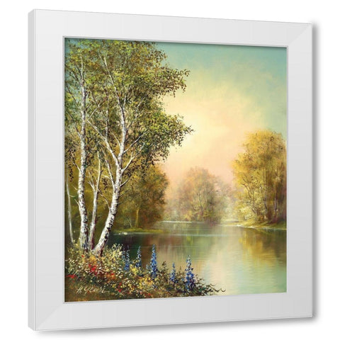 JOSEPHS FAVOURITE I White Modern Wood Framed Art Print by Glassl, Helmut