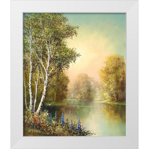 JOSEPHS FAVOURITE I White Modern Wood Framed Art Print by Glassl, Helmut