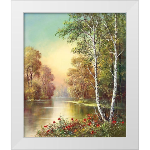 JOSEPHS FAVOURITE II White Modern Wood Framed Art Print by Glassl, Helmut