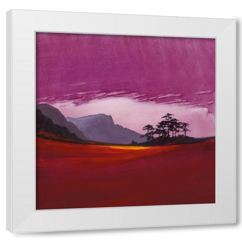 WESTCOAST EVENING White Modern Wood Framed Art Print by Lee, Spencer