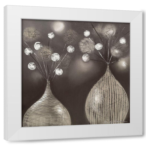 DOMINO II White Modern Wood Framed Art Print by Robertson, Marilyn