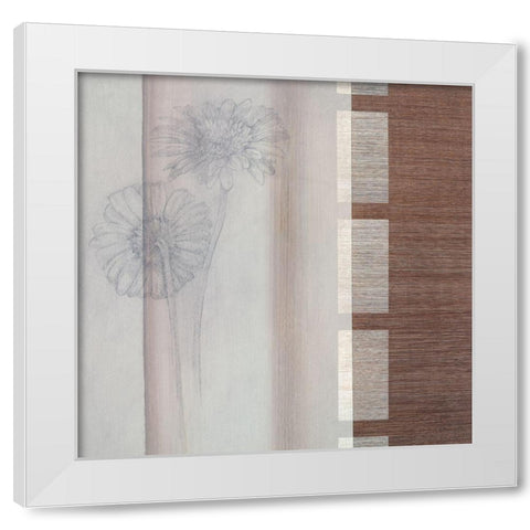 Odeur I White Modern Wood Framed Art Print by Verbeek-Van Den Broek