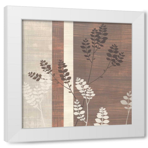 On The Breeze I White Modern Wood Framed Art Print by Design Show