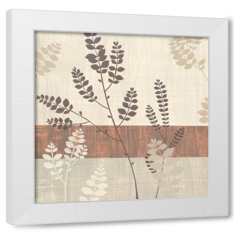 On The Breeze II White Modern Wood Framed Art Print by Design Show
