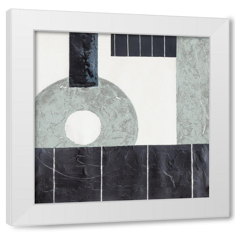 Life Saver I White Modern Wood Framed Art Print by Jones, Daniel