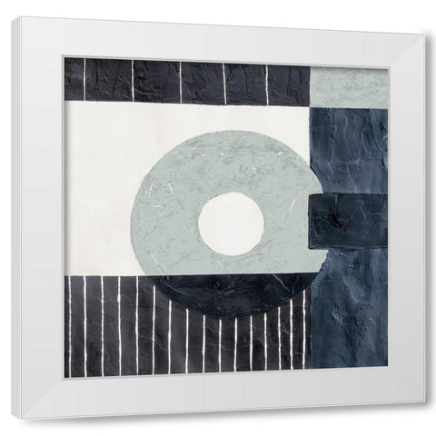 Life Saver II White Modern Wood Framed Art Print by Jones, Daniel