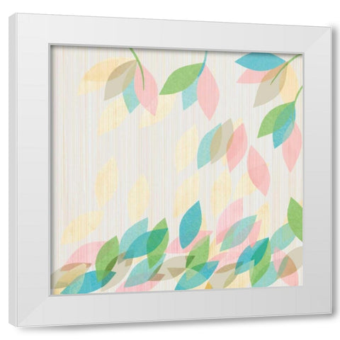Tropical Garden II White Modern Wood Framed Art Print by Design Show