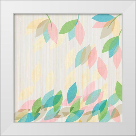 Tropical Garden II White Modern Wood Framed Art Print by Design Show