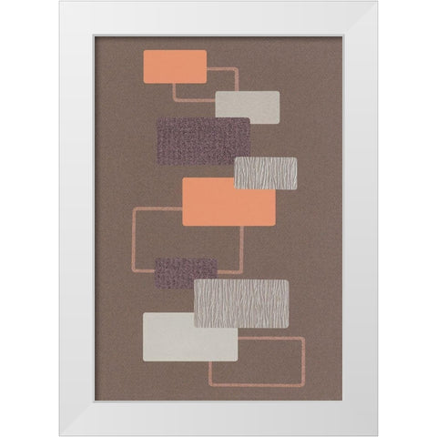 EQUILIBRIUM I White Modern Wood Framed Art Print by Design Show