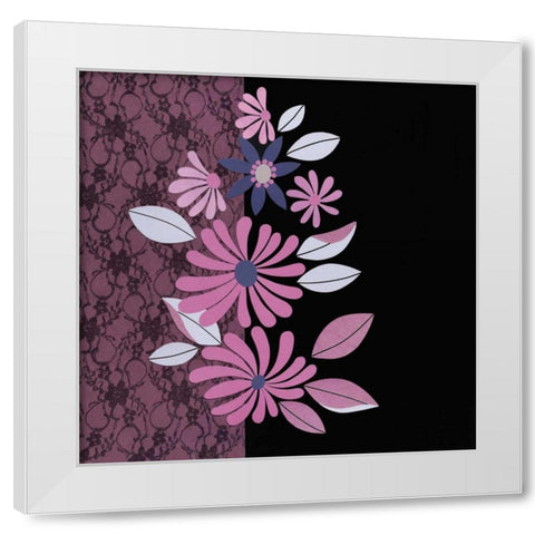 Luscious Lace I White Modern Wood Framed Art Print by Design Show