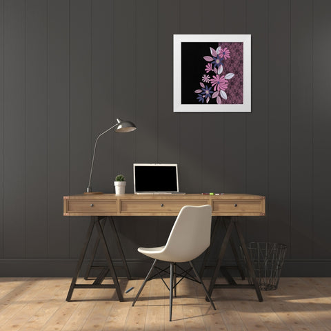 Luscious Lace II White Modern Wood Framed Art Print by Design Show