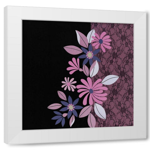 Luscious Lace II White Modern Wood Framed Art Print by Design Show