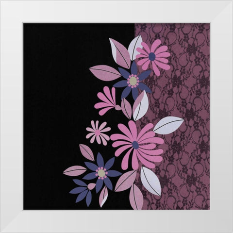 Luscious Lace II White Modern Wood Framed Art Print by Design Show