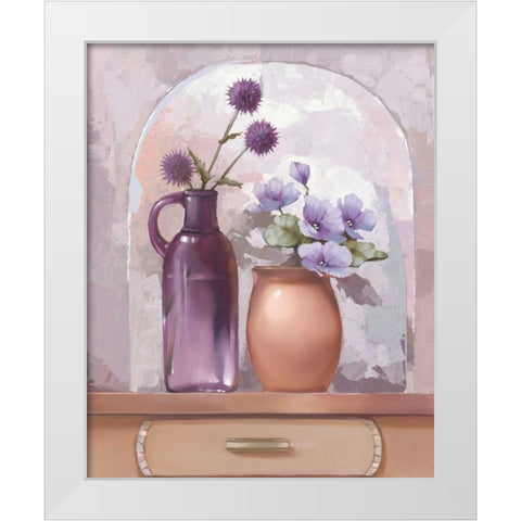 Lilac Kitchen II White Modern Wood Framed Art Print by Babichev