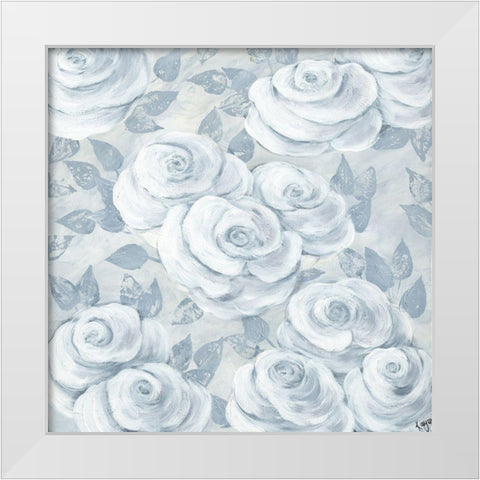 Timeless Elegance I White Modern Wood Framed Art Print by Lake, Kaye