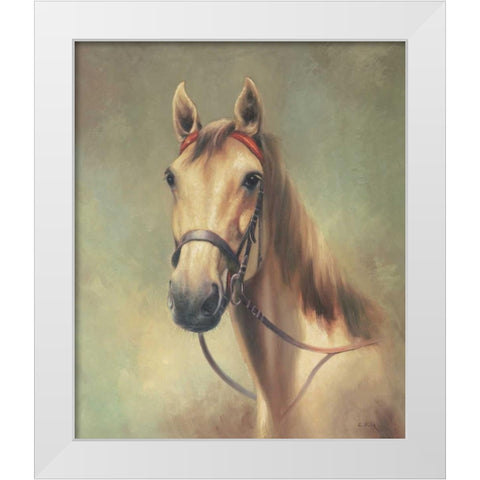 I am the King White Modern Wood Framed Art Print by Pila
