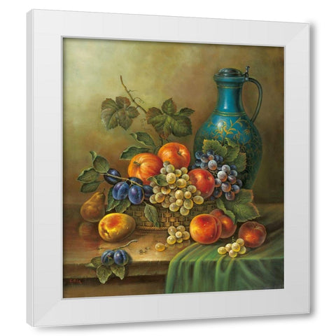 Still-Life WITH MUG White Modern Wood Framed Art Print by Pila