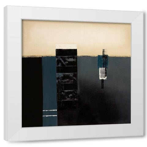 MIDNIGHT BLUES II White Modern Wood Framed Art Print by Carter, Brad
