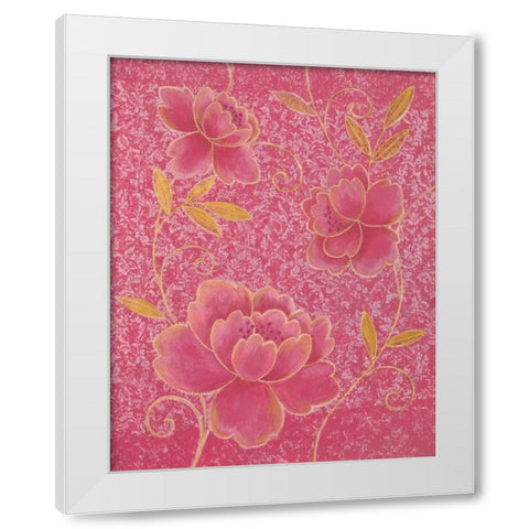 Illusion II White Modern Wood Framed Art Print by Design Show